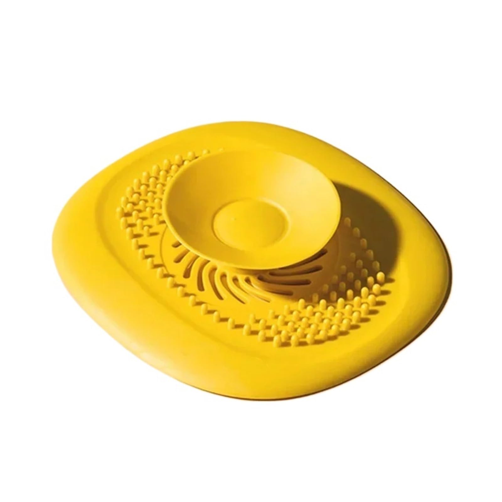 8pcs Silicone Anti-blocking Bathtub Stopper for Bathroom Floor Drain Shower Sink Kitchen Household Strainer Tools For Kitchen(Yellow)