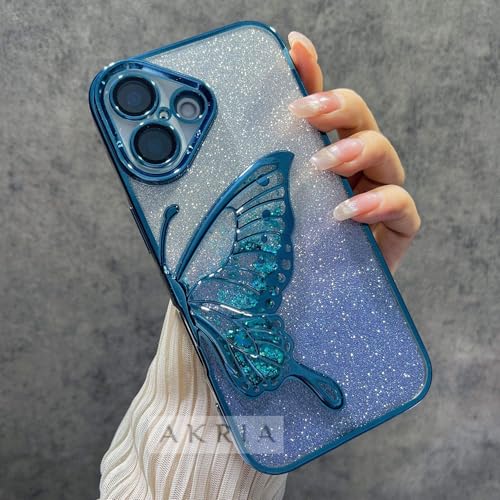 Image of Back Cover Compatible with iPhone 17 Case (6.3) Soft Touch Slim Liquid Silicone Full Protection Shock Proof Back Cover for iPhone 17 (BC Blue)