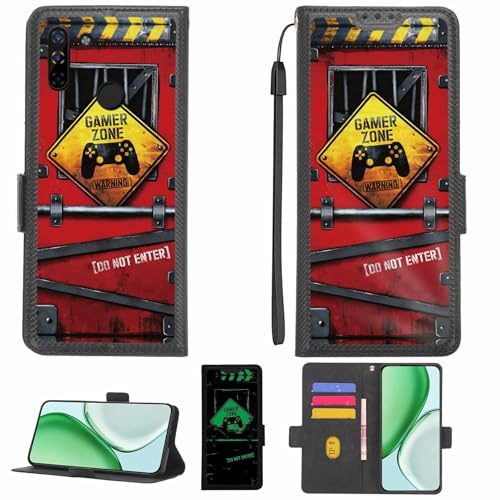 Aroepurt Case Compatible for Hisense V40 Phone Case Flip Cover [with Tempered Glass Screen Protector][RFID Blocking][Luminous Effect] LPT-JGP