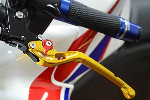 RIDEA アジャストブレーキレバー ゴールド×シルバー (LV1-SL-RR029-GD