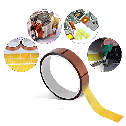 12Mm X 33M 108Ft Heat Tape Heat Resistant Tape Heat Transfer Tape Thermal Tape High Temp Tape High Temperature Tape Heat Tape For Sublimation For Heat Press No Residue 1Roll #TOP2