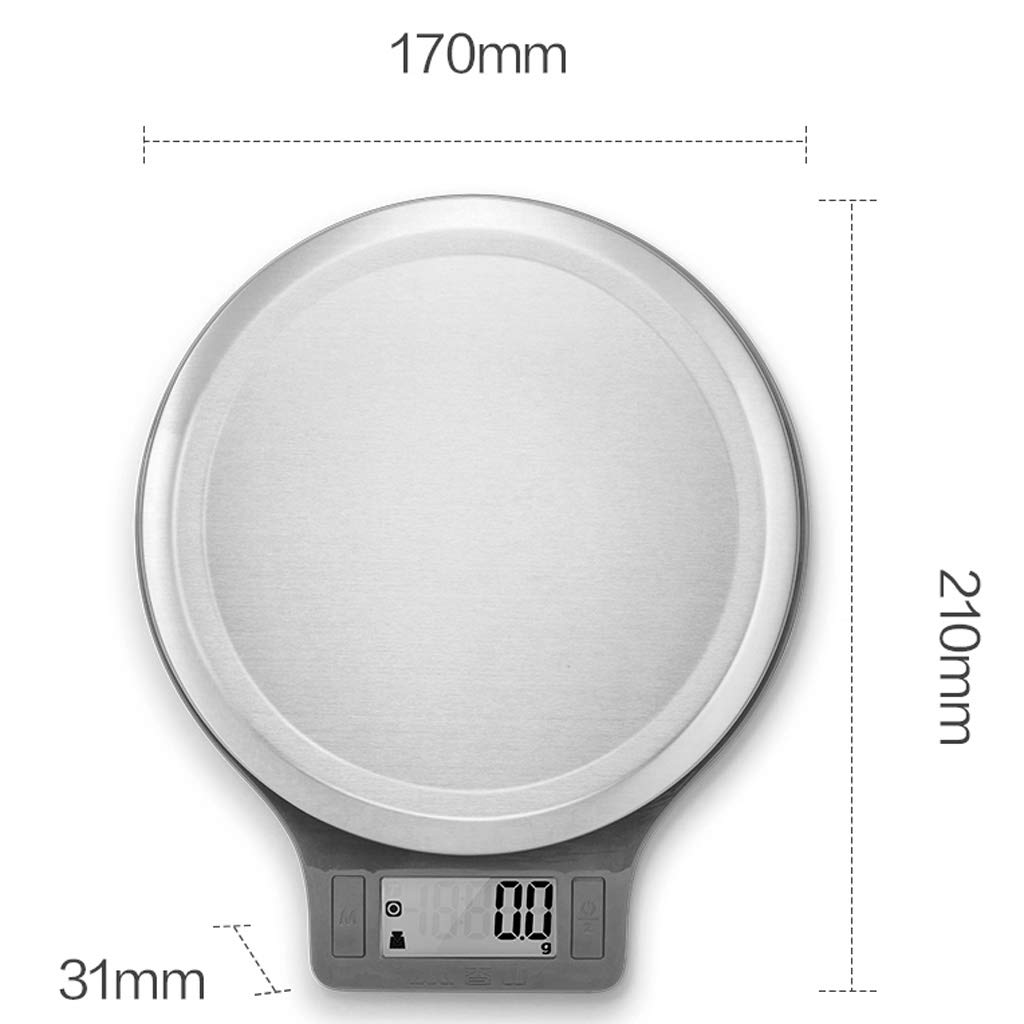 Balance de Cuisine numérique Balance de Cuisson et de pâtisserie précise, Multifonction avec Une Plage de 0,04 oz, 1 g(