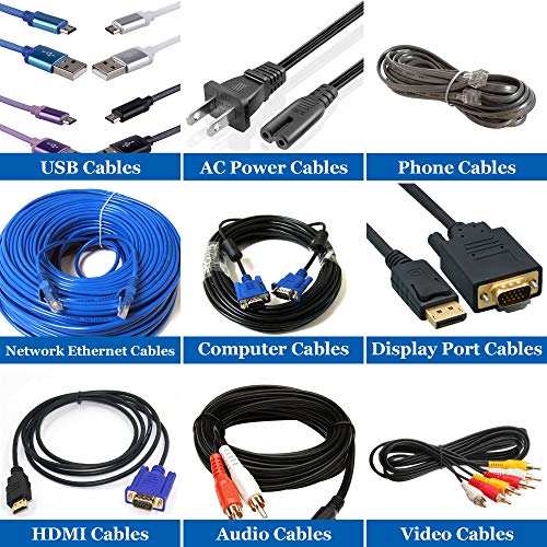 Mr-Label® Us Letter Sheet Self-Adhesive Cable Label - Waterproof | Tear Resistant - With Free Print Tool - For Laser Printer (20 Sheets (600 Labels), Green) #TOP6