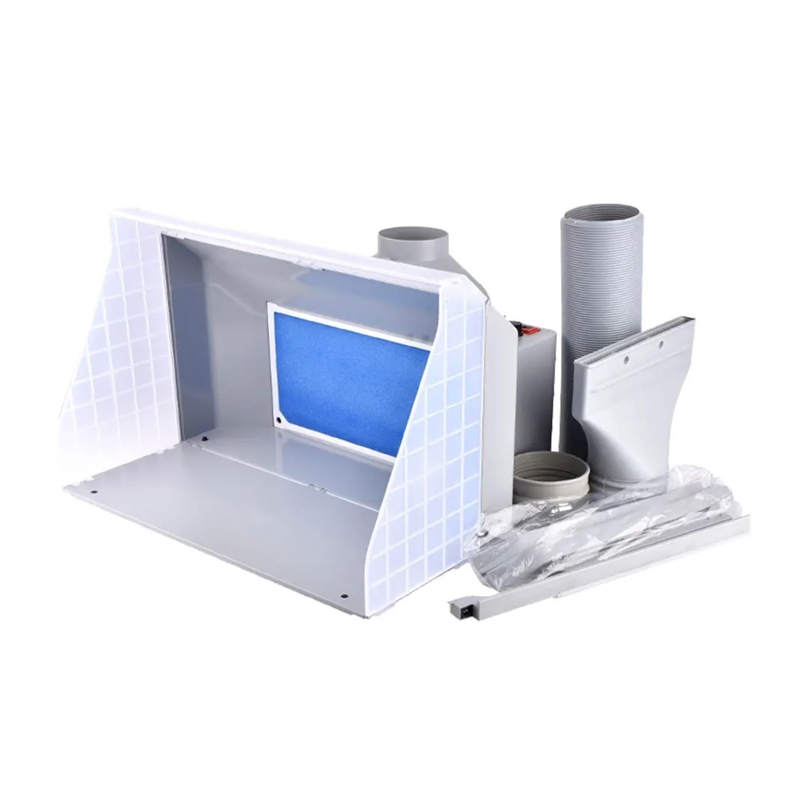 Paint Fan Aspirator Pistolet Natryskowy Wentylatory Wyciągowe Do Kabiny Lakierniczej Z Filtrem Domowej Cyrkulacja Świeżego Powietrza(HS-E550BLK)
