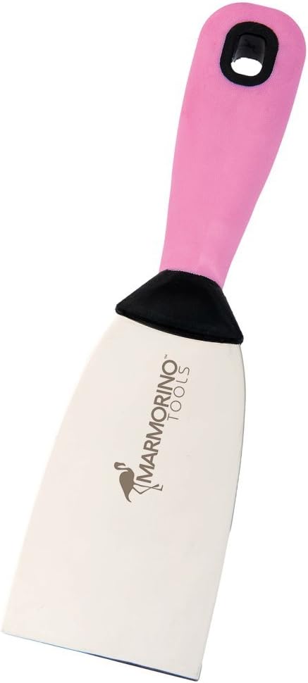 Venetian Plaster Spatula 60mm (2.36-Inch) Pink/Square Corner