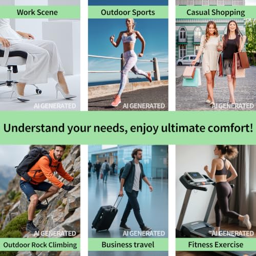 Plantillas ortopédicas con soporte para arco alto para mujeres y hombres miniatura 6
