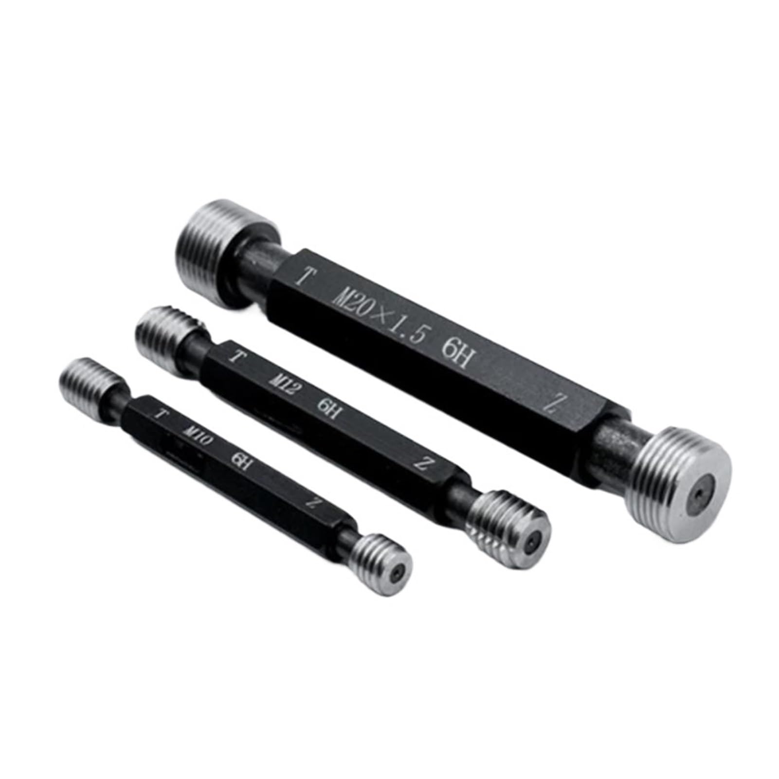 Jauge à bouchon fileté 1 jauge à filetage fin métrique en acier M1-M9(M2.5X0.25-6H 1pcs)