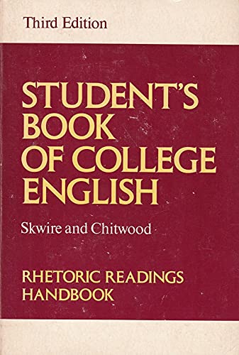 Student's Book of College English 0024718009 Book Cover