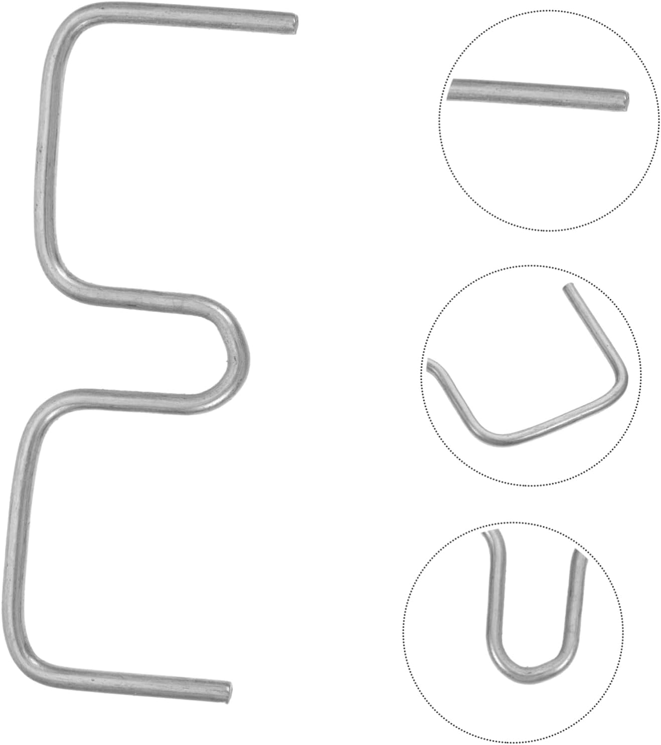 KESYOO 2 Sets Tie Stick Shaper Pull Tool Branches Plant Bender Training Clips Outdoor Plant Clips Trim Bending Plant Training Clips Plants Silver Galvanized Cold Drawn Wire