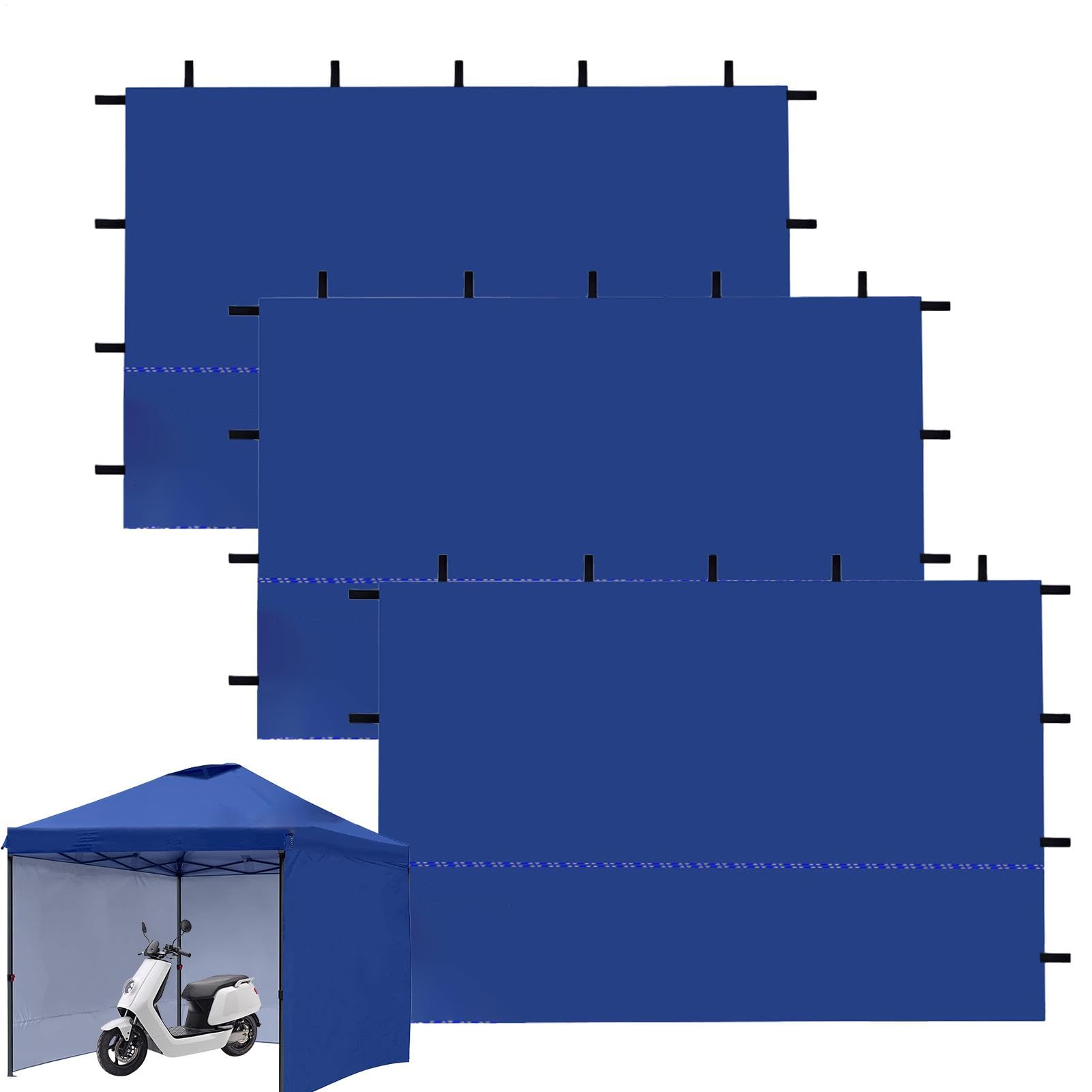 Toile de tente zippée anti-UV 90% pour structure extérieure amovible