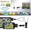 MyGica Type-C USB TV Tuner Card, Watching ATSC Digital TV Anywhere, Freeview HD TV Receiver, Recast Wireless HDTV Stick Tuner Adapter, USB TV Antenna for Android Phone Tablet PC Pad, No Internet Need