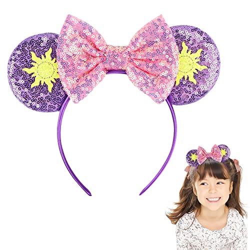 Microfono IPhone XR Fascia Per Capelli Con Orecchie Di Minnie Mouse - Accessorio Festa Bambina, Con Fiocco Orecchie Topolino Disneyland - Foto 6