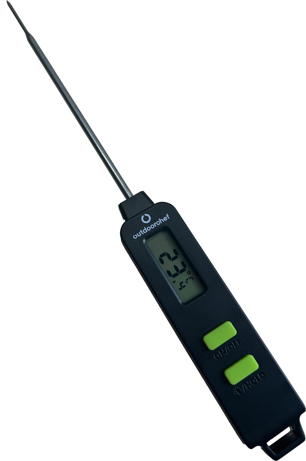 OUTDOORCHEF Easy Check Thermometer Pen digitales Einstechthermometer - Grillthermometer,2-4 Sek. Messung, beleuchtetem Display, -50 bis 300°C, Ø 1,7 mm Spitze