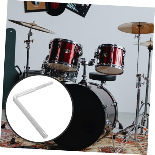 Soporte para cencerro para kit de batería, soporte robusto en forma de L para accesorios de percusión, montaje fácil para bateristas profesionales y entusiastas miniatura 5