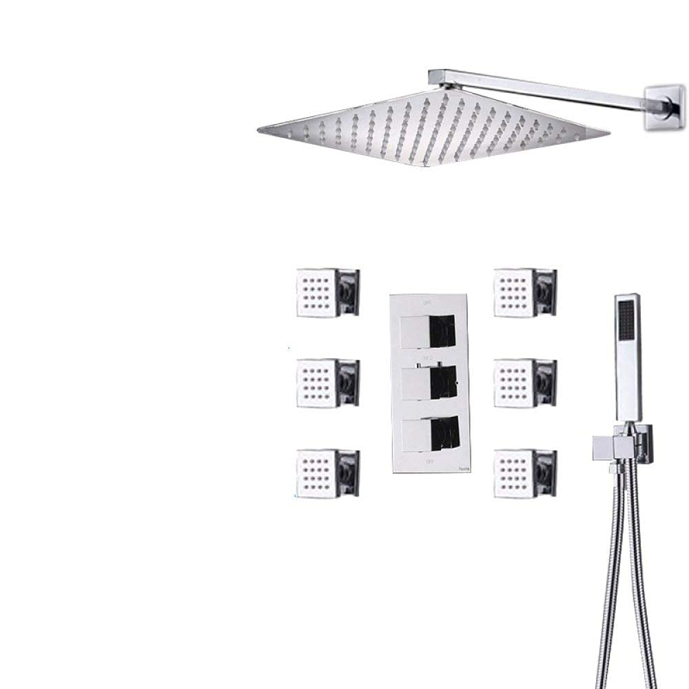 Ensemble de douche thermostatique pour créer un espace spa à la maison