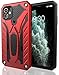 Kitoo Designed for iPhone 11 Case with Kickstand, Military Grade 12ft. Drop Tested - Red