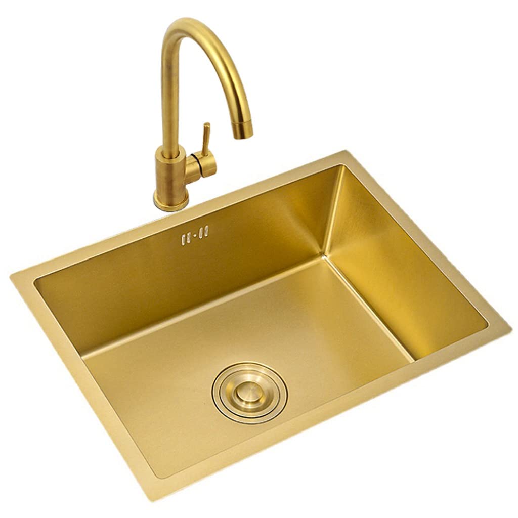 Évier de cuisine à cuve simple pour éliminer le manque de place et les taches