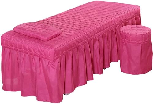 Juego de 3 piezas de mesa de masaje para salón de belleza, sábana de cama, falda de spa, cubierta completa con funda de almohada, funda de taburete.. disponible en Yaxa Costa Rica