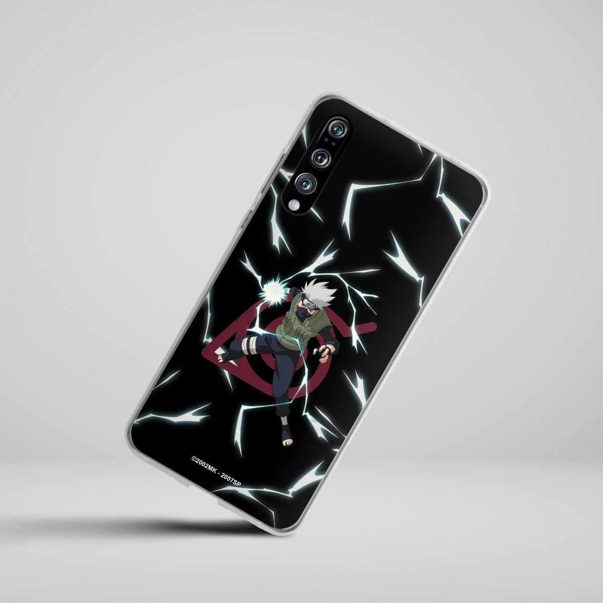Custodia di silicone compatibile con Huawei P Smart (2020) Custodia trasparente Cover per smartphone trasparente Hokage Naruto Shippuden Prodotto ufficiale su licenza