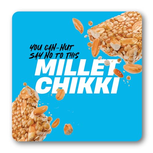 Image of Troogood Classic Millet Chikki Jar(60pcs,10g each) | Rich in Fibre and Protein | Healthy Indian Sweets & Snacks | Made with Jaggery | No Added Preservatives and Colours