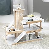 Fantastische Parkgarage: Die Holz-Parkgarage von Petite Amélie bietet stundenlangen Spielspaß und fördert die Fantasie Ihrer Kinder.
