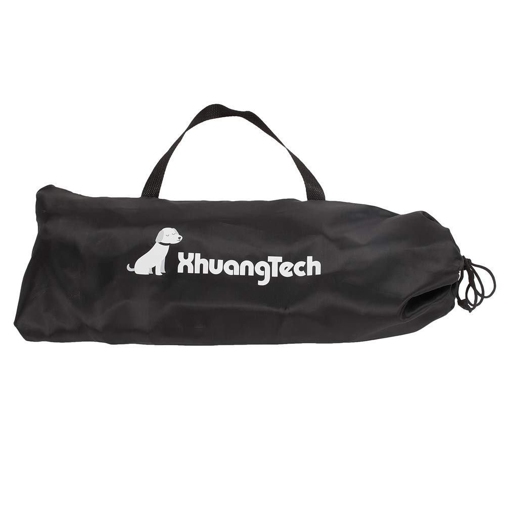 XhuangTech Cage de jeu portable pliable en tissu doux pour animal de compagnie chien, chat, lapin, cochon d'Inde avec cadre en acier pour utilisation intérieure et extérieure (73,7 x 73,7 x 45 cm,
