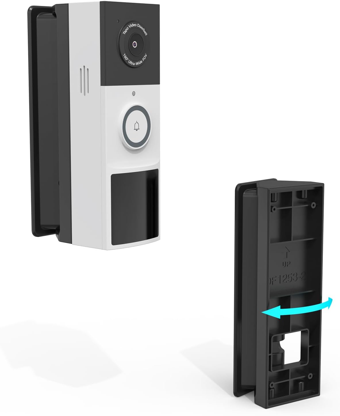 HOLACA Adjustable 0 to 45° Doorbell Angle Mount Compatible with TP-Link Tapo D210/D225/D235/TD21 Smart Video Doorbell Camera HOLACA Adjustable 0 to 45° Doorbell Angle Mount Compatible with TP-Link Tapo D210/D225/D235/TD21 Smart Video Doorbell Camera