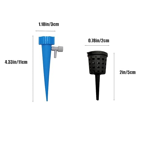 Miniatura 2 de Cestas de fertilizante bonsái y juego de máquina automática de riego de flores, uso con cualquier fertilizante granular, boca de botella universal,