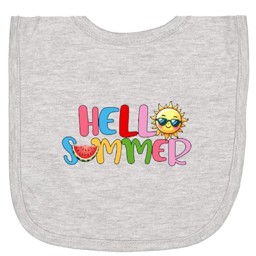 inktastic Hello Summer Newborn Bib