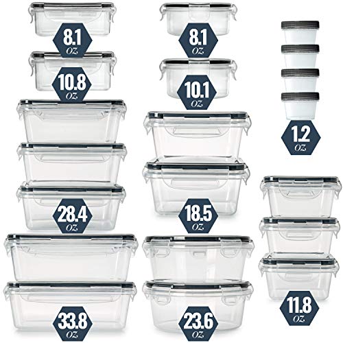 Fullstar Food Storage Containers with Lids Plastic Food Containers with Lids Plastic