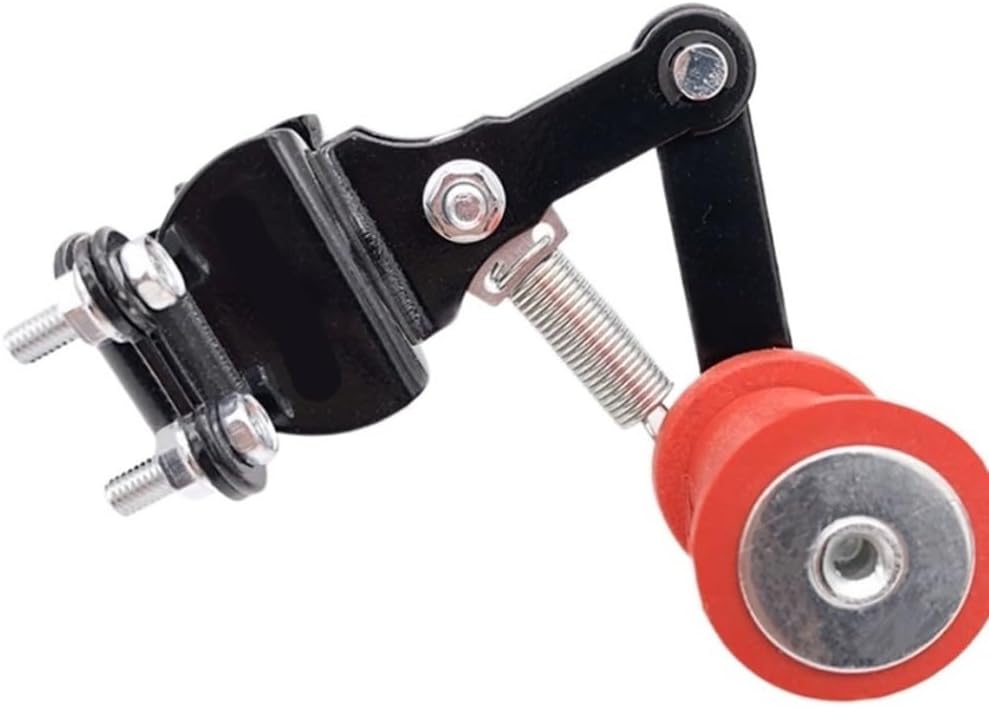 Replace Motorcycle Accessories Chain Adjustment Chain Tension Chain Fit for Motorcycle Chain Elastic Adjustment Chain(RED)