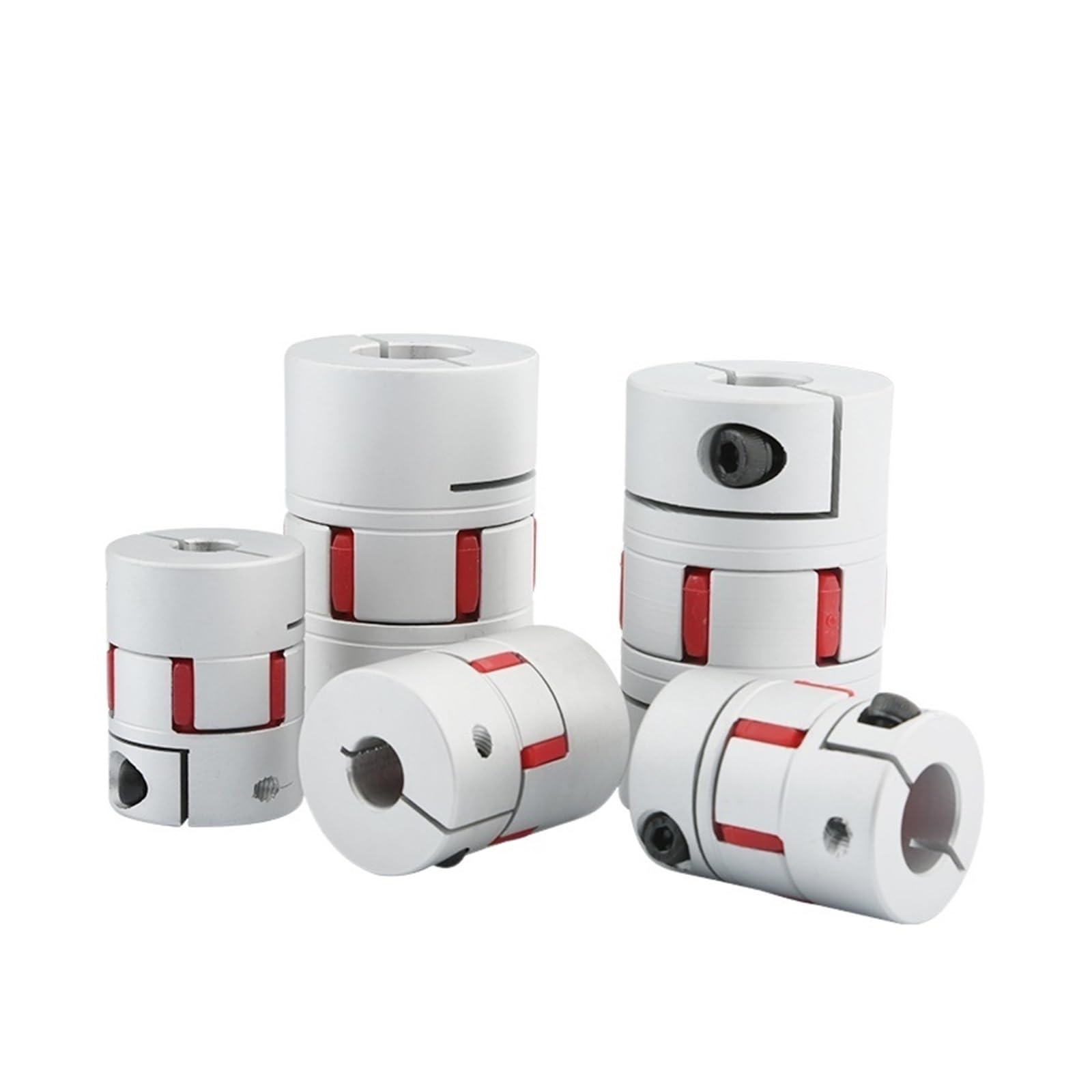 Rigid coupling,Stainless steel rigid coupling 1pcs D80L114 Aluminum Plum Soft Shaft Coupling Motor Connector 3D Printer Soft CNC Coupler(32x32)