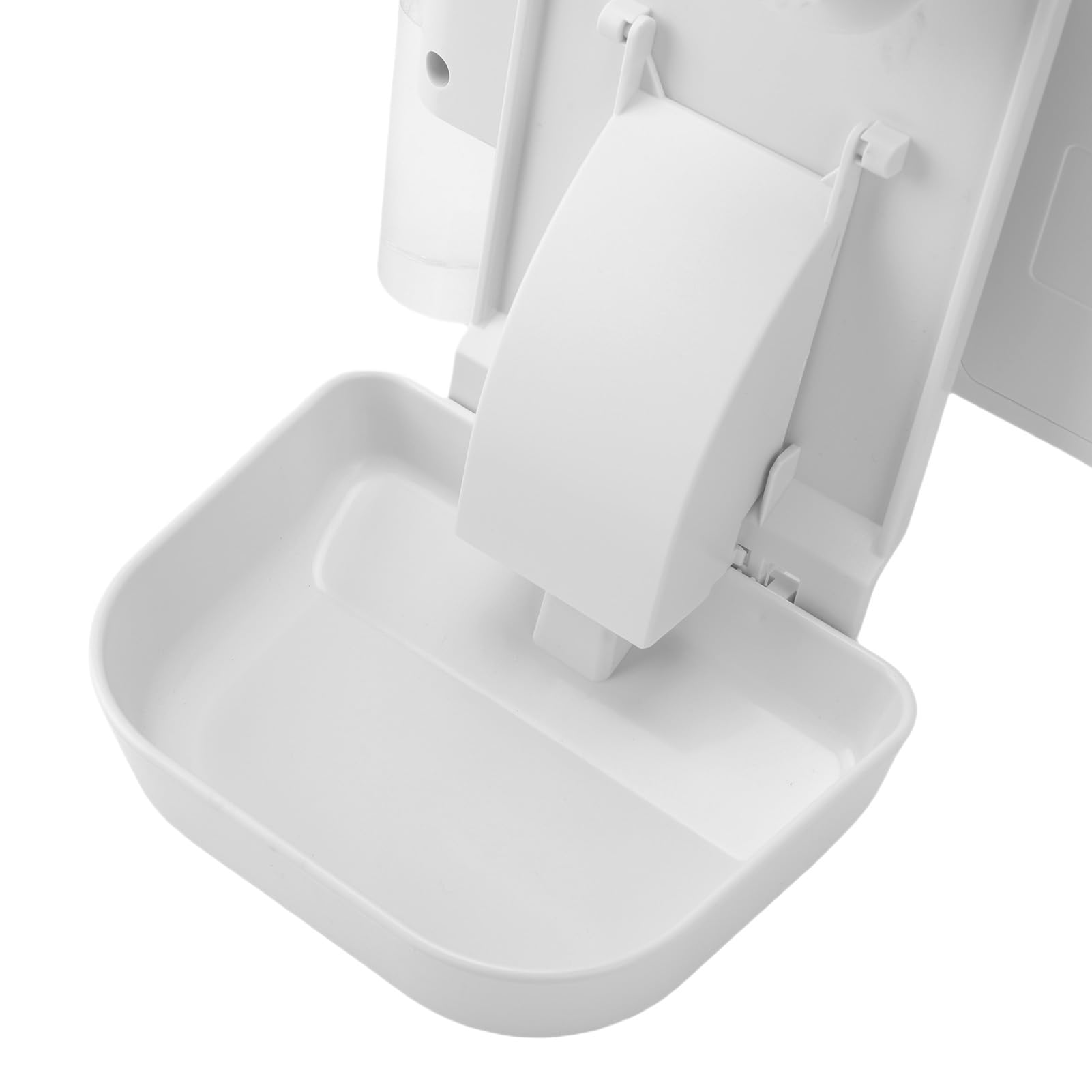 Cryfokt Alimentador Automático de Jaula Colgante, de Notificación Inteligente Que Ahorra Espacio para Dispensador de Alimentos para Mascotas, 9,06 X 3,54 X 11,81 Pulgadas