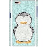 Protectora cubierta de casos Universal compatible for apple iphone 6p 6ps plásticos duros impresión Penguin Saying Hello