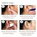 Ear Piercing Kit Disposable Self Body Piercing Kit With 4mm Ear Stud Safety Ear Piercing Gun Kit Tool (Black)