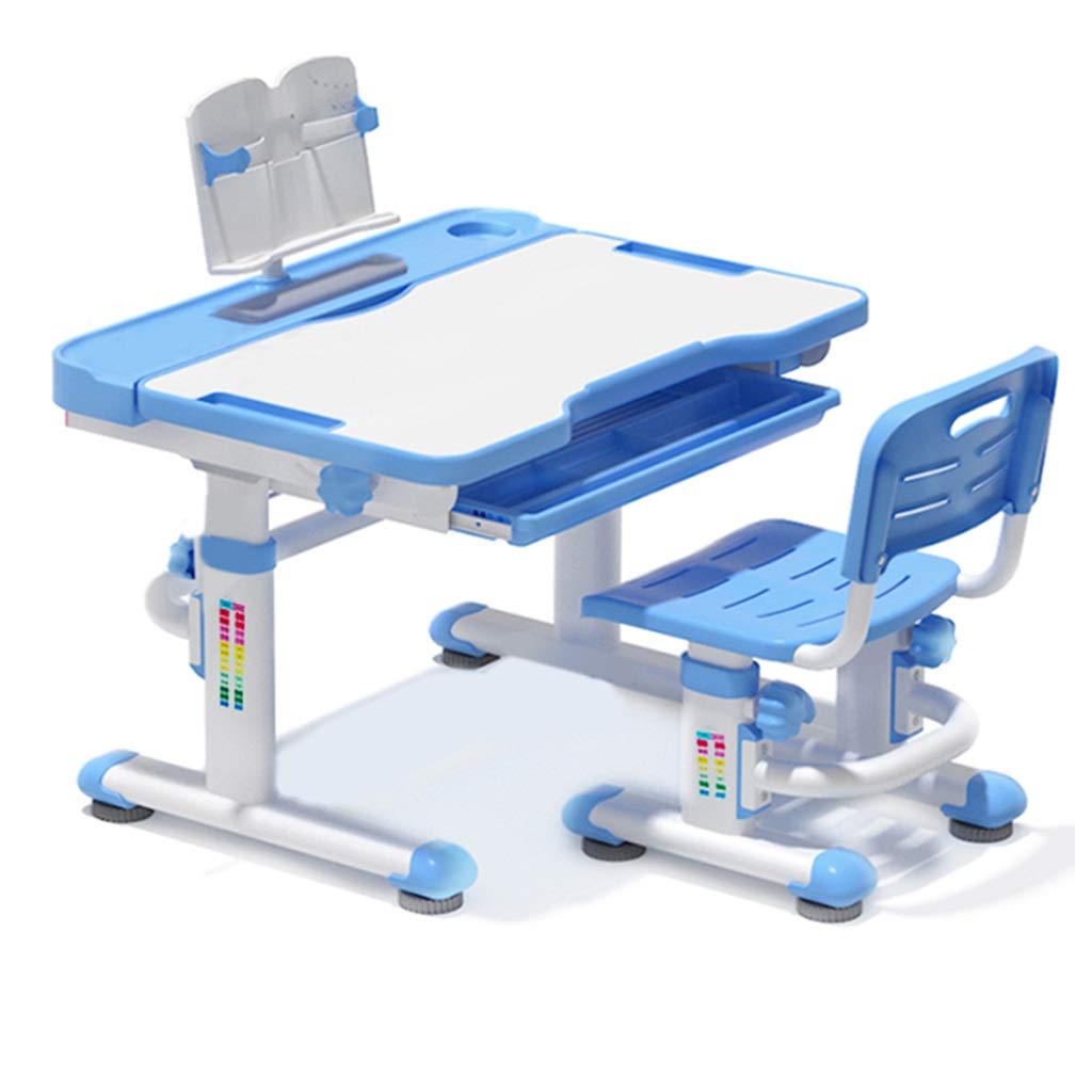 ARCH Estudio Multifuncional Mesa Infantil con Silla, Altura Ajustable Study Desk Pupitres Infantil con Inclinación De Escritorio, Cajón De Almacenamiento Y Soporte De La Lectura For Niños Y Niñas