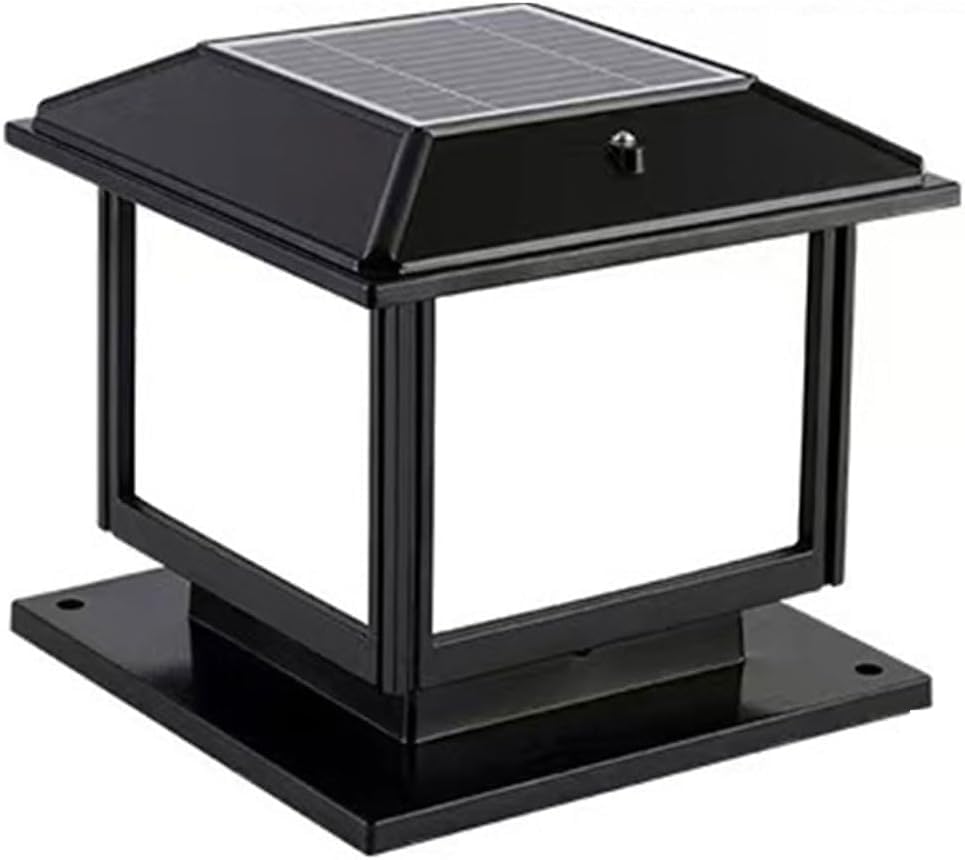 Lampes solaires étanches de muret extérieur et éclairage d'allée