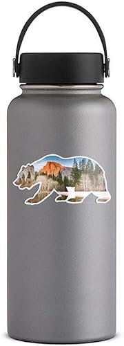 Miniatura 3 de IT'S A SKIN California Bear Half Dome Yosemite - Calcomanía de vinilo para laptop, vaso, coche, cuaderno, ventana o pared, divertida calcomanía