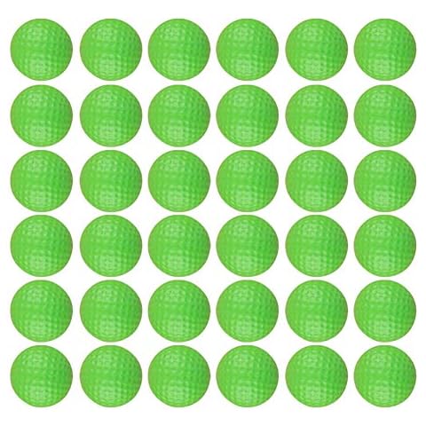 Dsmile Green Foam Golf Practice Balls 36 Pack Light Soft Elastic Training Multifunction Sport Balls Cover