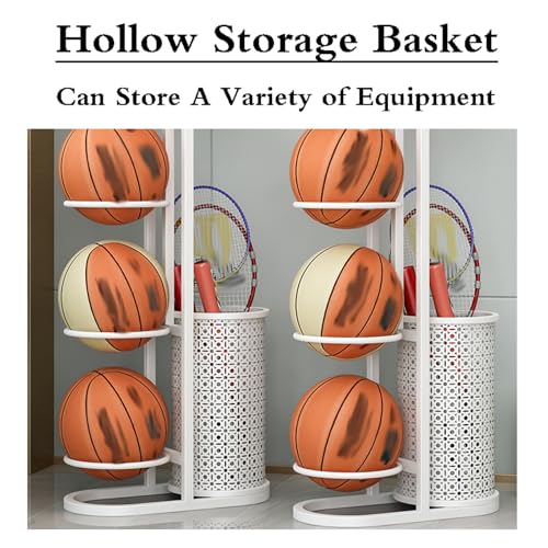Meuble vertical pour ballons de basket-ball dans votre garage - 4