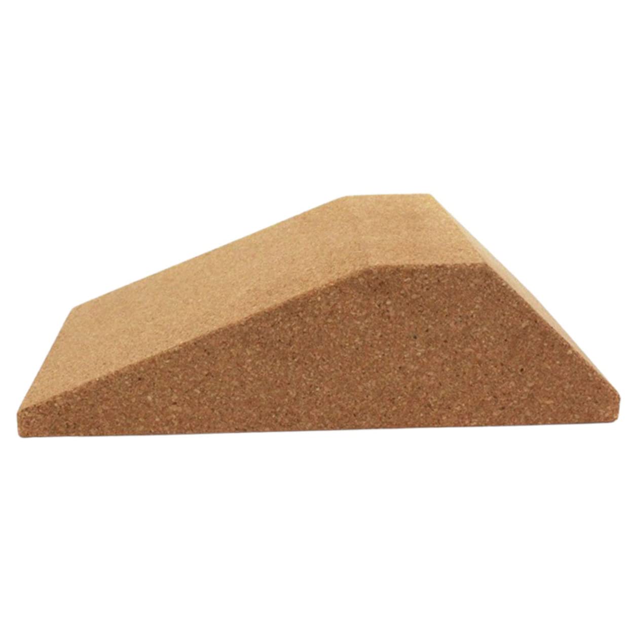 BESTonZON Cork Yoga Block Non Slip Calf for Squats Incline Stability and Flexibility Training for Home Office and Outdoor Workouts Natural Color
