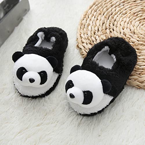 Slippers for Toddler Boys Childrens Girl Cotton Slippers Cute Stereoscopic Panda Warm Indoor Non Slip Cotton Slippers2