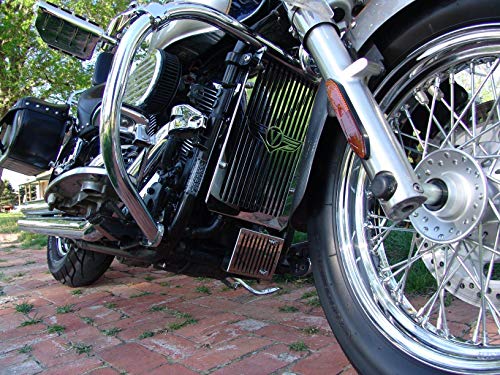 image for Motorcycle Upgrader Radiator Cover Shrouds Bezel Grille Guard For Kawa