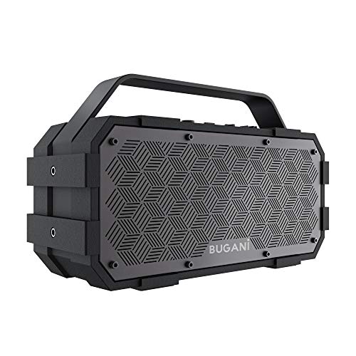 Bluetooth Speaker, M90 Portable Bluetooth Speaker,30W Stereo Sound and Deep Bass,Outdoor, Portable,Wireless Speakers, Bluetooth5.0, Support TF Card AUX,Built-in Mic, Black