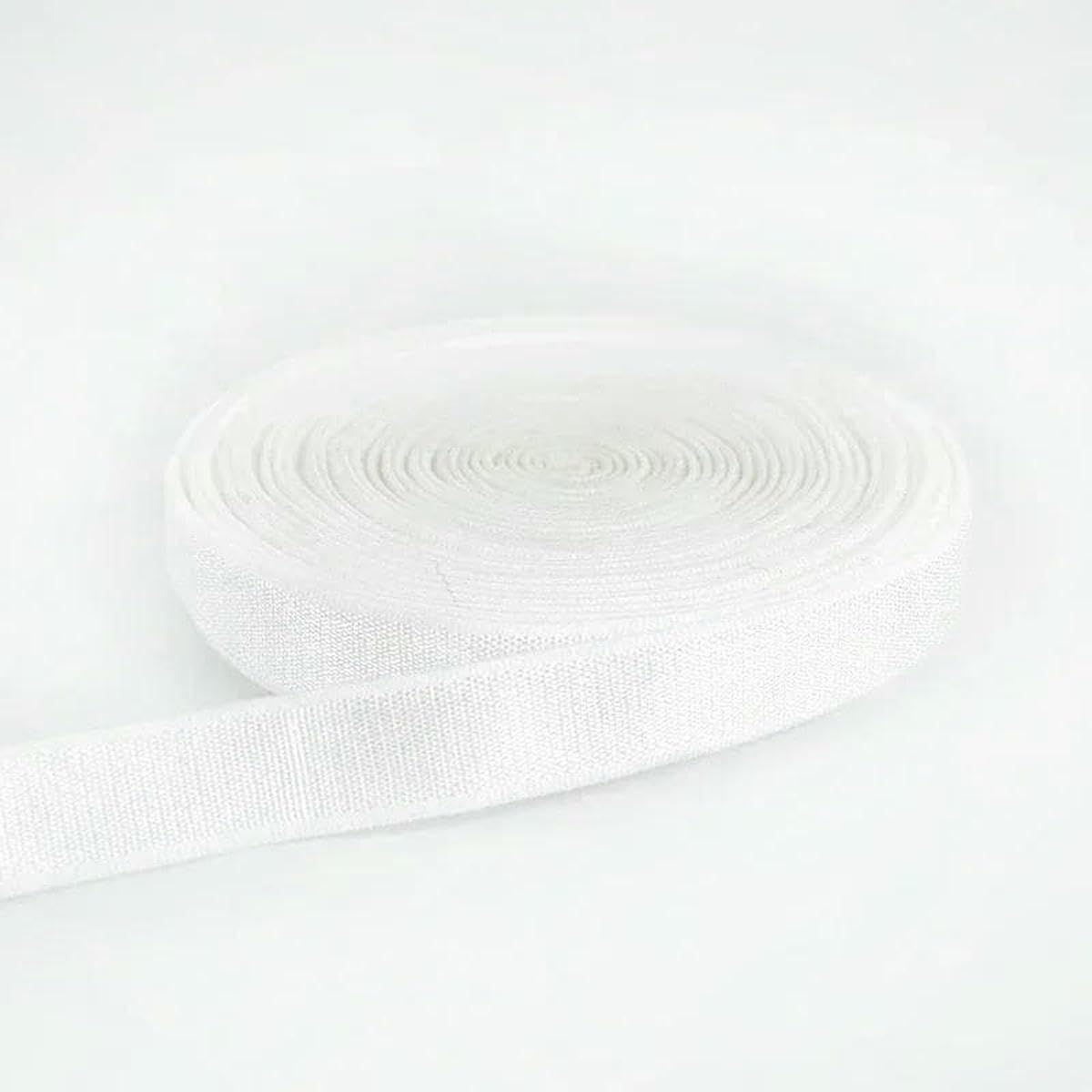Elastyczna taśma nylonowa, Nylon Elastic Bands 6-30mm 10-50 meters Multicolor Sewing Accessories(White 18mm,50Meters)