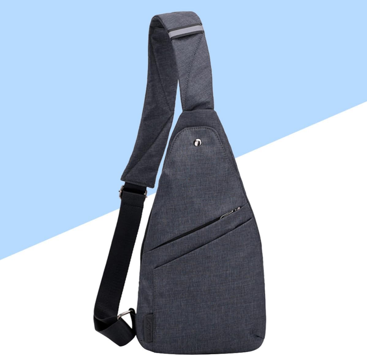 LIFKOME Men Sports Chest Bag Sling Crossbody Backpack for Casual Daily Use