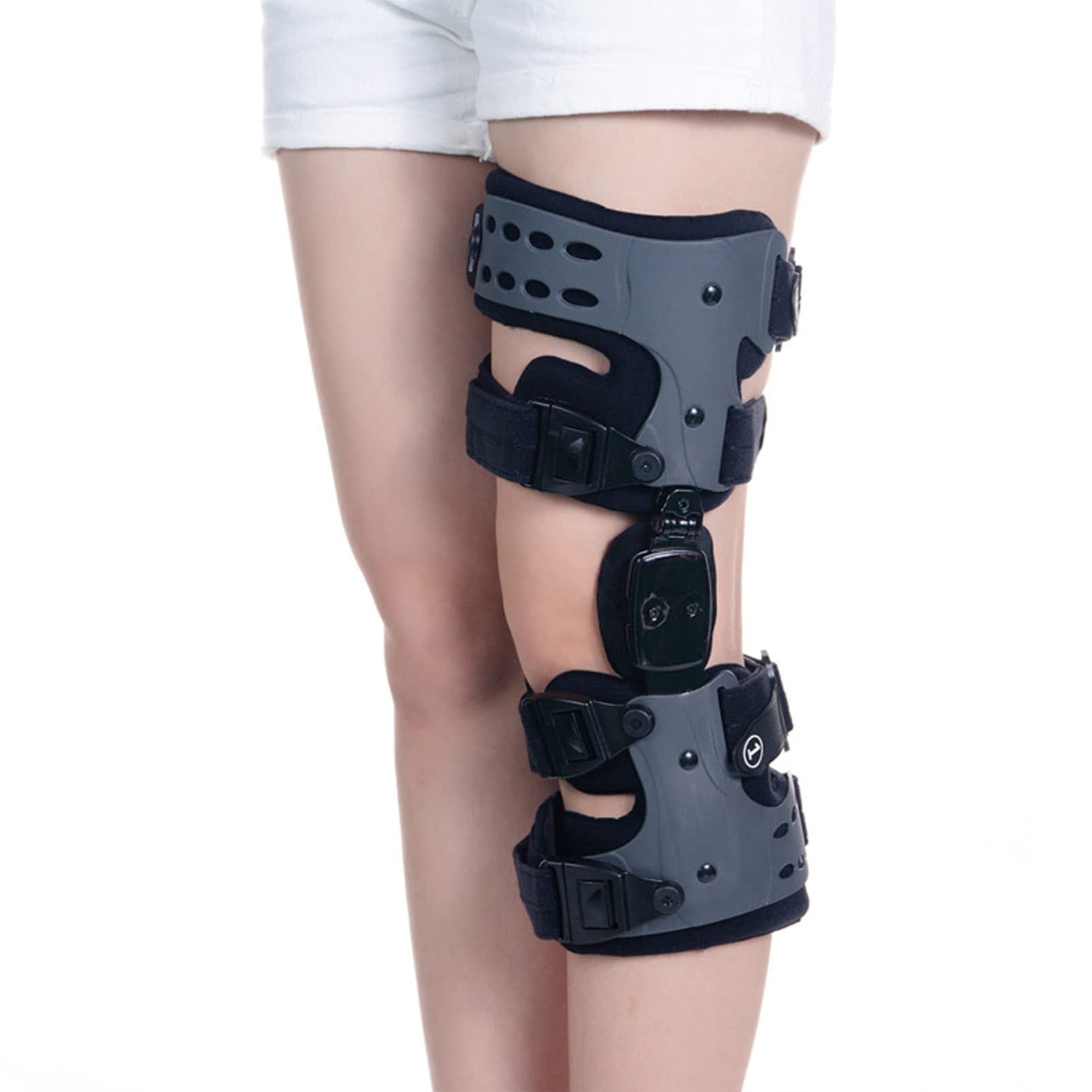 órtesis de Rodilla, Ortesis De Rodilla Regulable, Estabilizador de Articulaciones para Lesiones Deportivas y Protección contra la Articulación de la Rodilla Brace Fijo