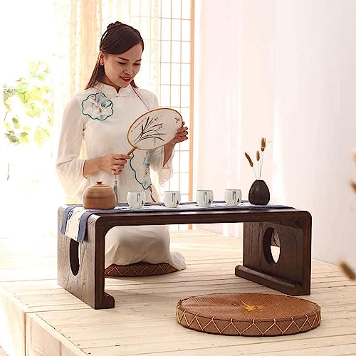 Table à thé tatami japonaise minimaliste pour sublimer les petits salons