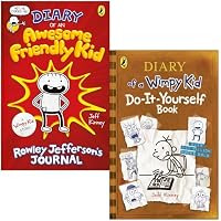 Diary of a Wimpy Kid 2 Books Collection Set By Jeff Kinney