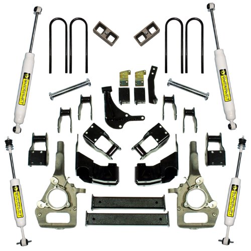 Superlift | K358 | 4" Lift Kit - Complete Lift Kit with Front & Rear Superlift Shadow Series Shocks | Fits 2000-2010 Ford Ranger 4WD